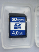 10X 4GB GO DIGITAL MEMORY CARDS