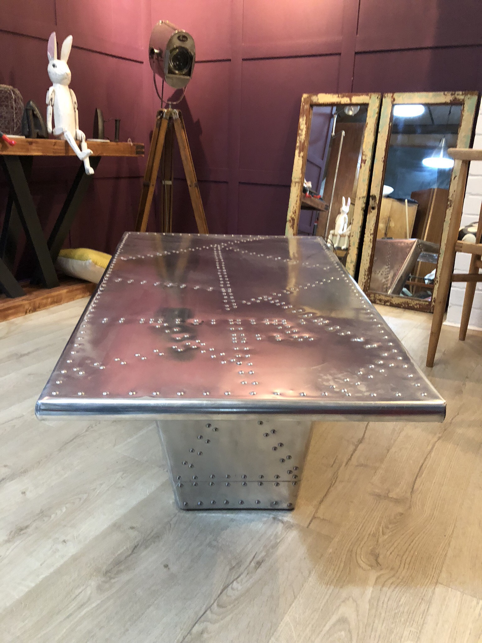 Avaitor Aluminium Furniture Coffee Table - Image 2 of 6