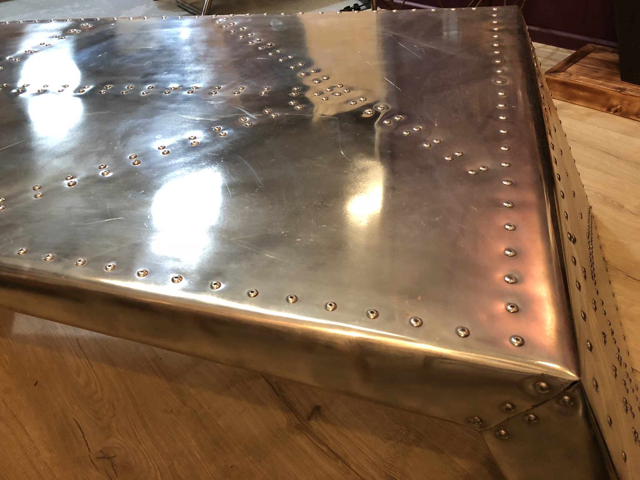 Avaitor Aluminium Furniture Coffee Table - Image 4 of 6