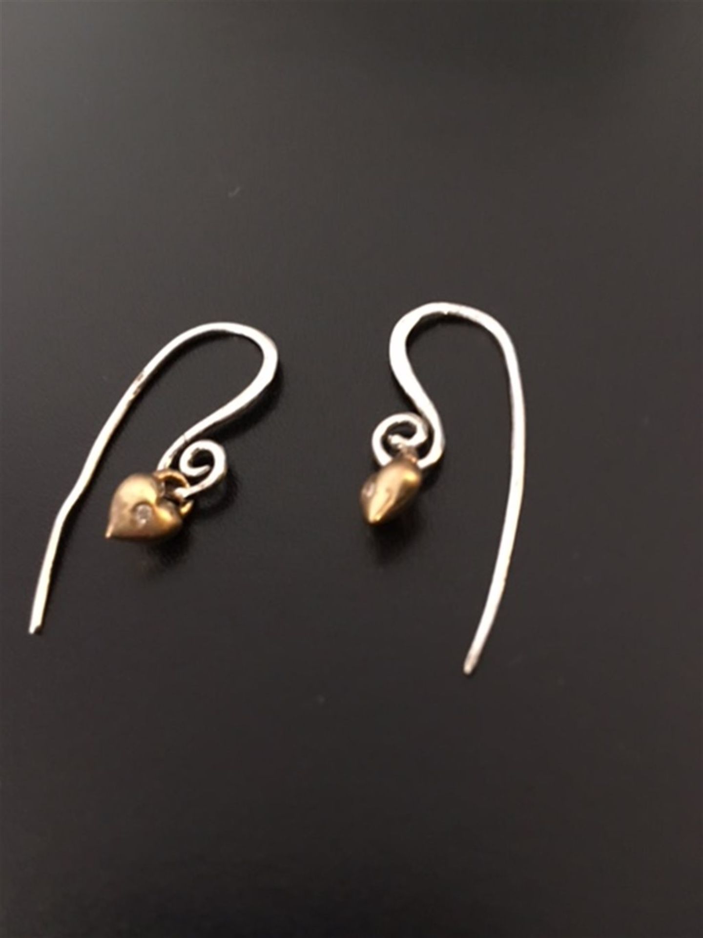 Silver earrings