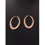 Gold hoop earrings