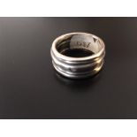 Mens silver ring