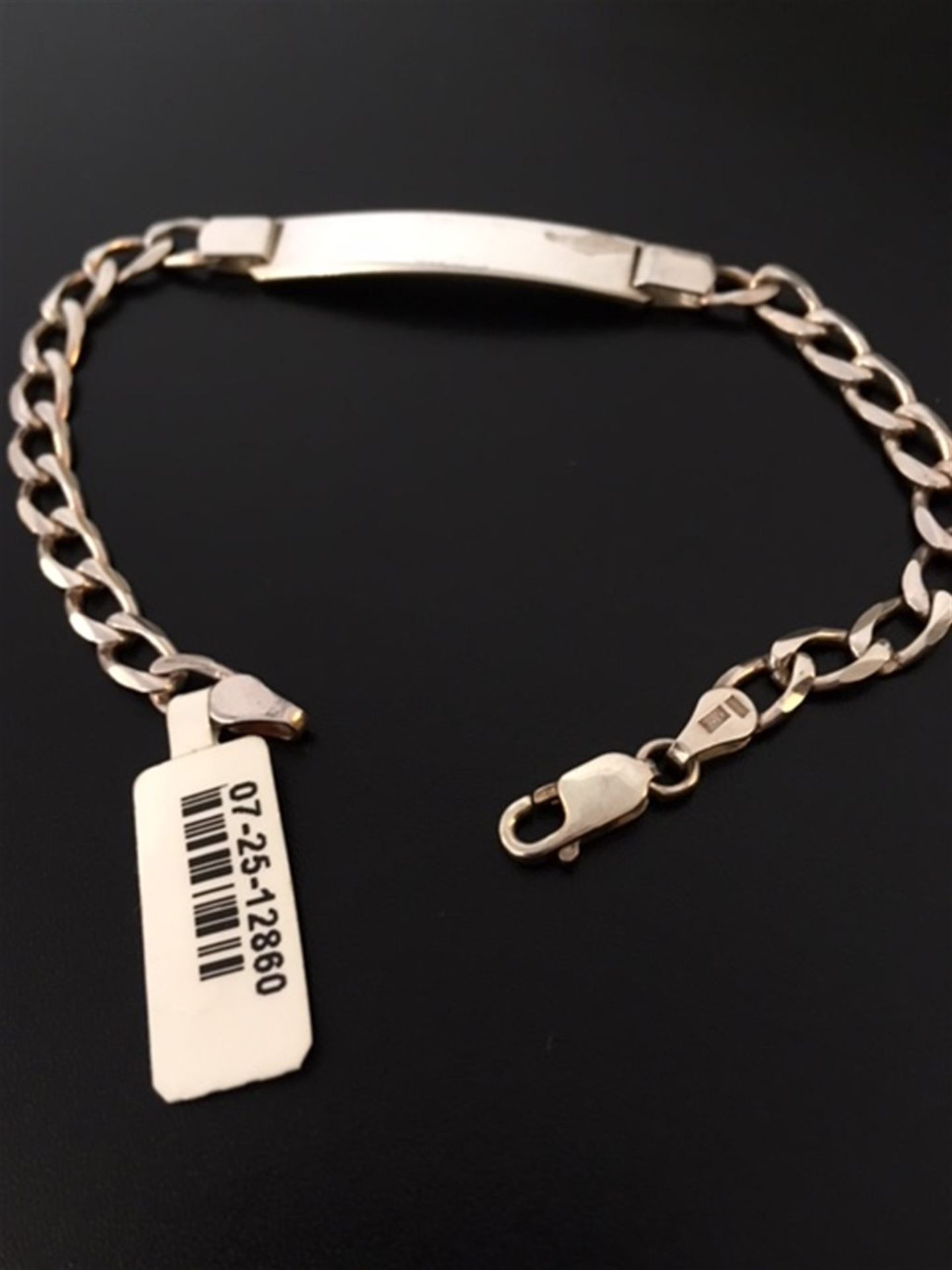 Silver ID bracelet