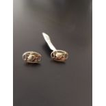 9ct yellow gold earrings