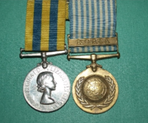 Korea Medal & UN Korea Medal to A/S Lt Ellis Royal Navy