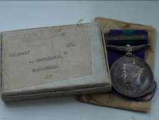 GSM Palestine 1945-48 Cpl Gregerson 2nd Sherwood Forresters