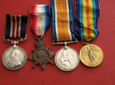 MM, 1914/15 Trio 6653 Cpl Shannon 2nd Irish Guards