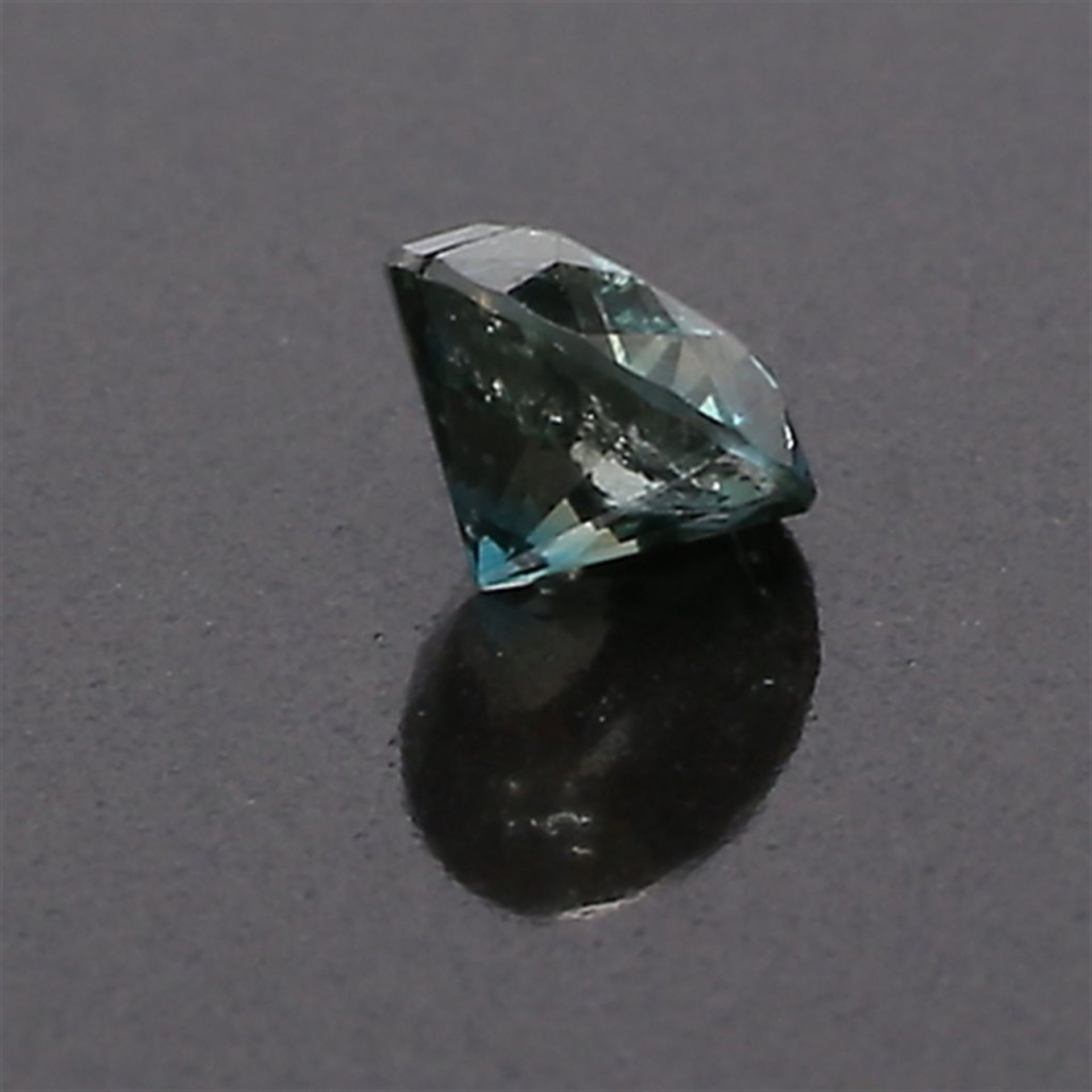 0.54 ct loose diamond fancy blue p 1 - Image 2 of 2