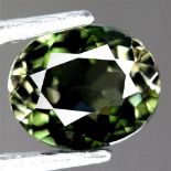 2.84 Ct. Oval Facet Yellowish Green Natural Tourmaline Nigeria