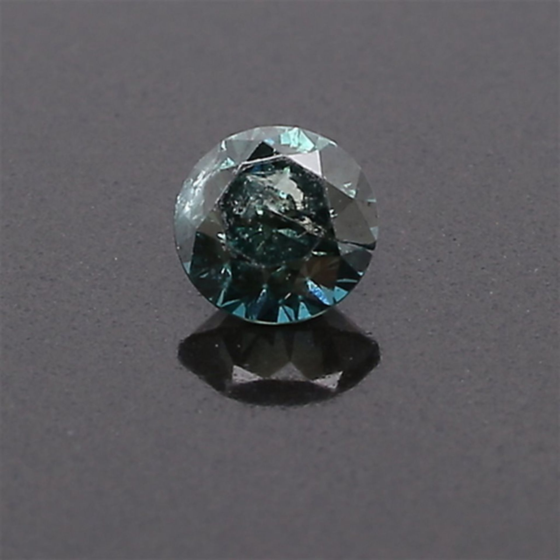 0.54 ct loose diamond fancy blue p 1