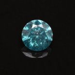 0.81 ct loose diamond fency blue p2