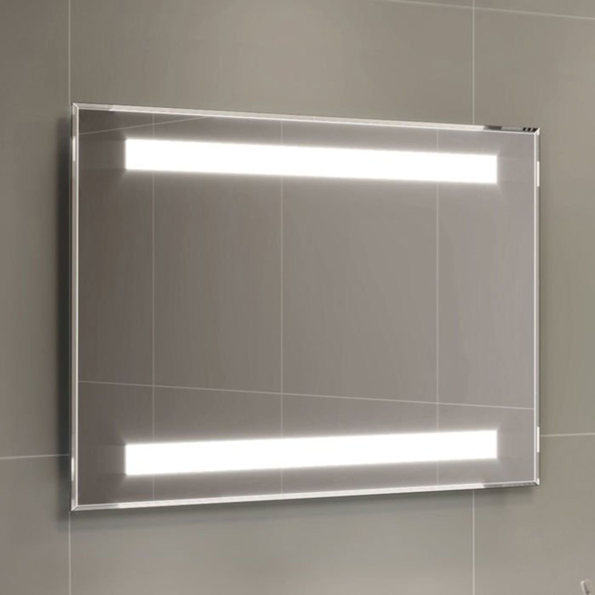 (L1) 500x700mm Omega Illuminated LED Mirror. RRP £349.99. Energy efficient LED lighting with IP44 - Image 2 of 3