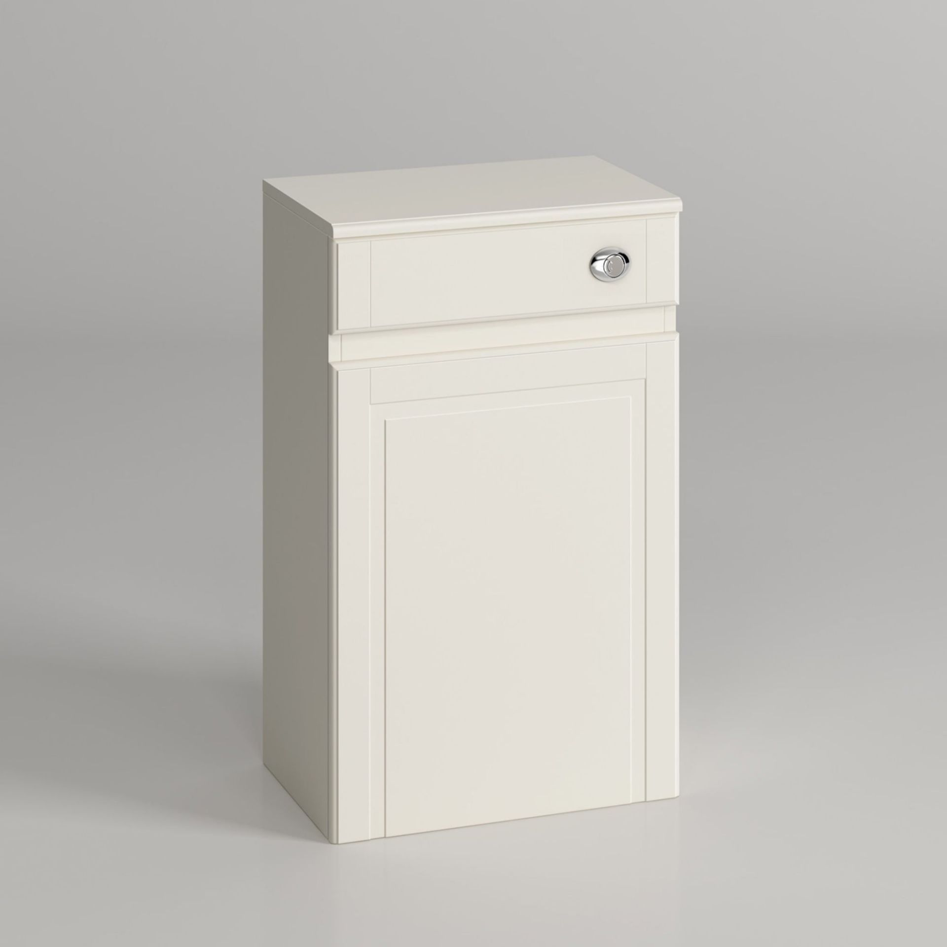 (L46) 500mm Cambridge Clotted Cream Back To Wall Toilet Unit RRP £199.99 Our discreet unit - Image 2 of 2