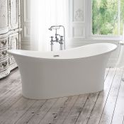 (L13)1815x800mm Freya Freestanding Bath - Large. Manufactured from High Quality Acrylic,