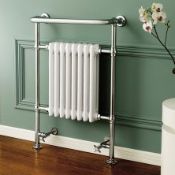 (L3)952x659mm Large Traditional White Premium Towel Rail Radiator RRP £341.99 We love this because