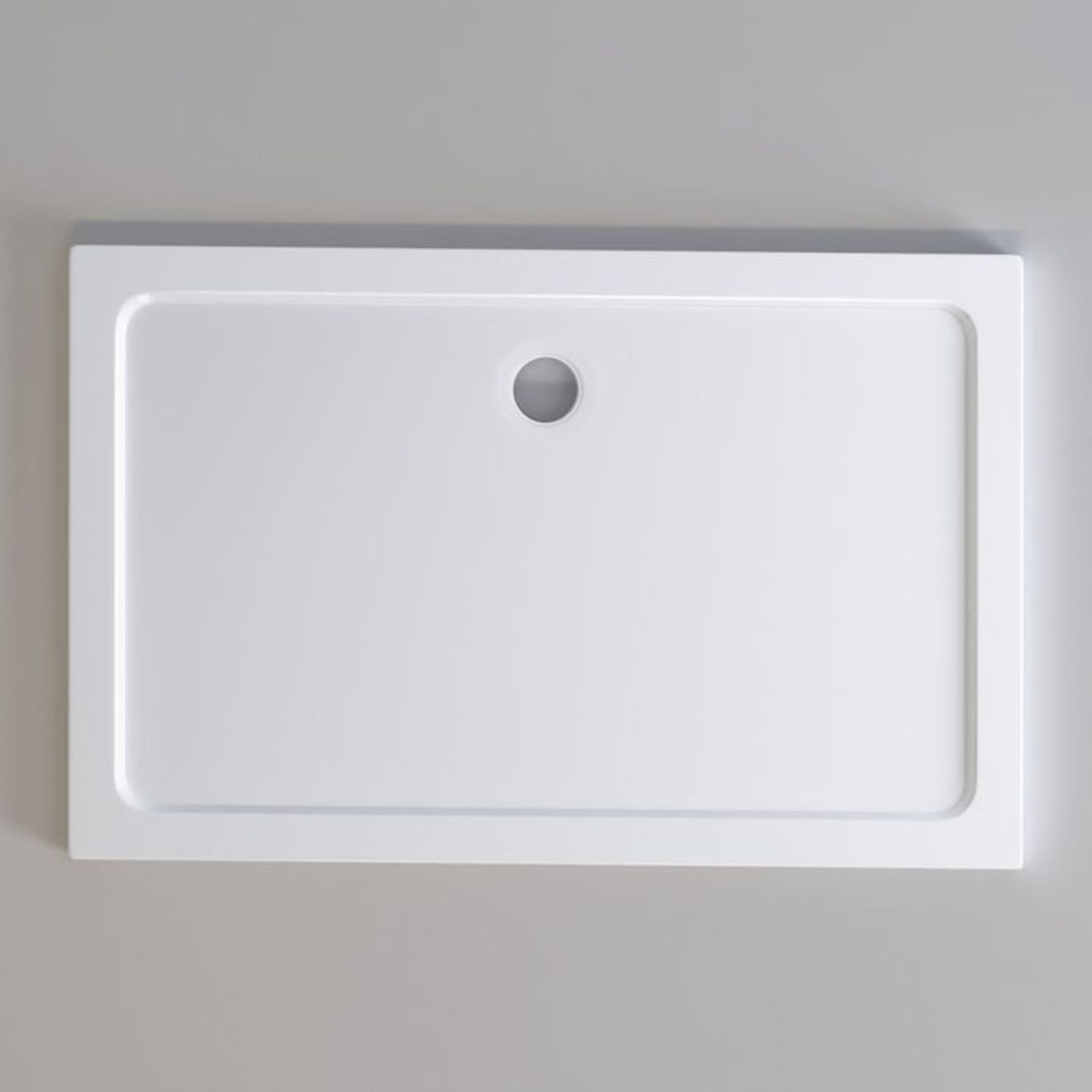 (L64) 1400x900mm Rectangular Ultraslim Stone Shower Tray RRP £449.99 Low profile ultra slim design