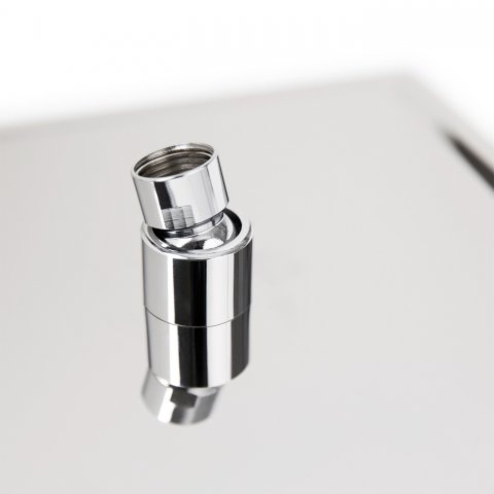 (J39) Square Thermostatic Exposed Shower Shelf, Kit & Large Head Designer Style Our minimalist mixer - Image 3 of 5