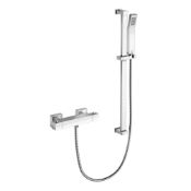 (E34) Square Thermostatic Bar Mixer Kit. Square form is ideal for a stylish contemporary setting