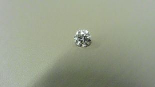 1.04ct brilliant cut diamond, loose stone.K colour and I1 clarity. 6.36 x 6.42 x 4.07mm. IGI