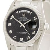 Rolex Day-Date 36mm 18k White Gold - 18239