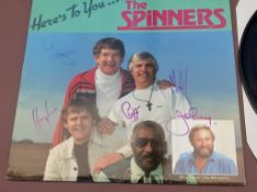 LP The Spinners, Here's To You...From ... SIGNED BY ALL 5 BAND MEMBERS