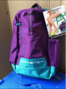 Pallet of 60 purple backpacks