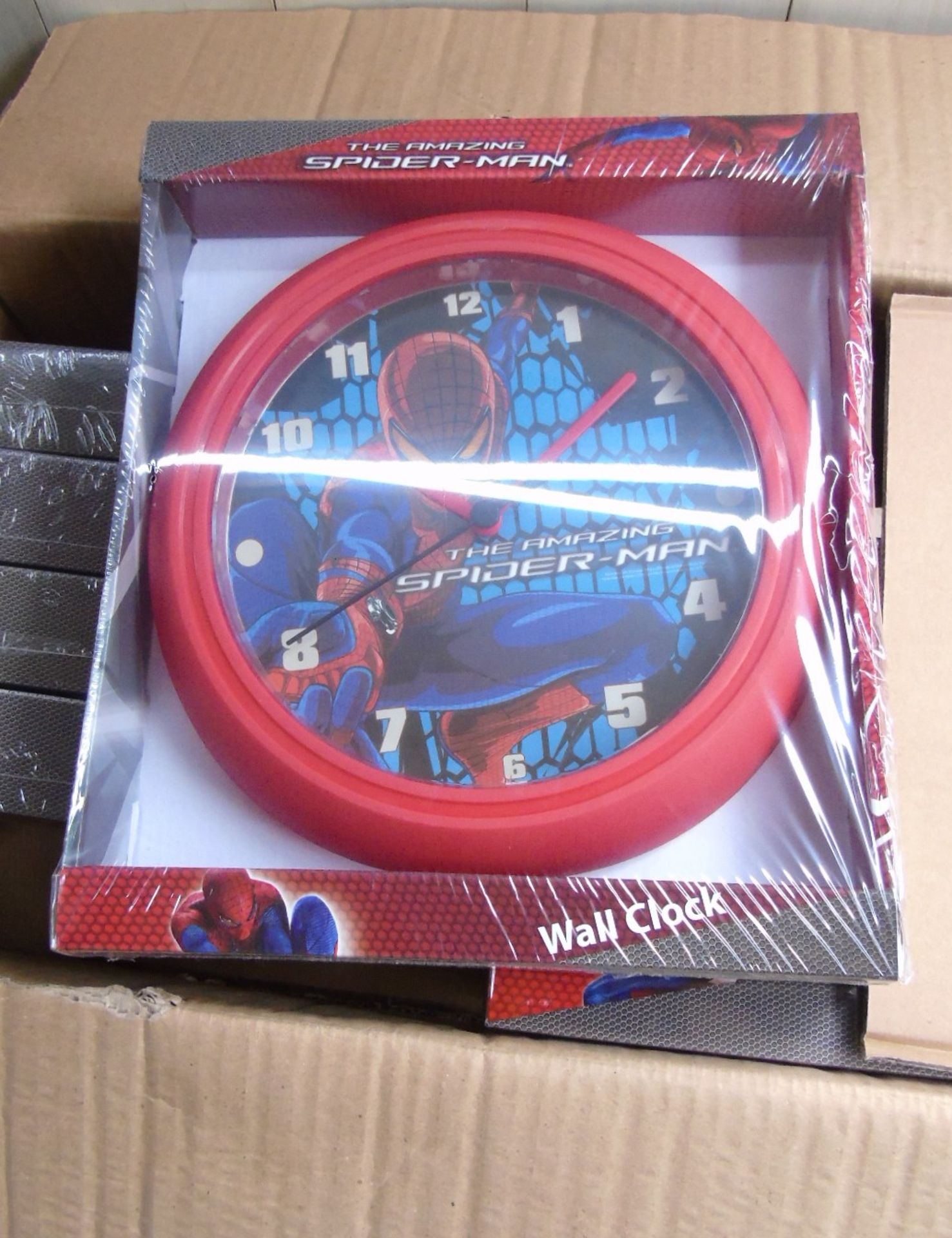 No Reserve: 20 Packaged Spiderman Clocks