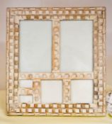 Pallet multi picture photo frames