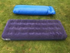Camping gear hardly used 2 x Airbeds 2 x Sleeping bags + groundsheet + carry bag