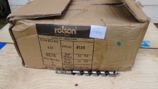 No Reserve: Approx 100 , 19mm x 230mm Rolson Auger Drill Bits