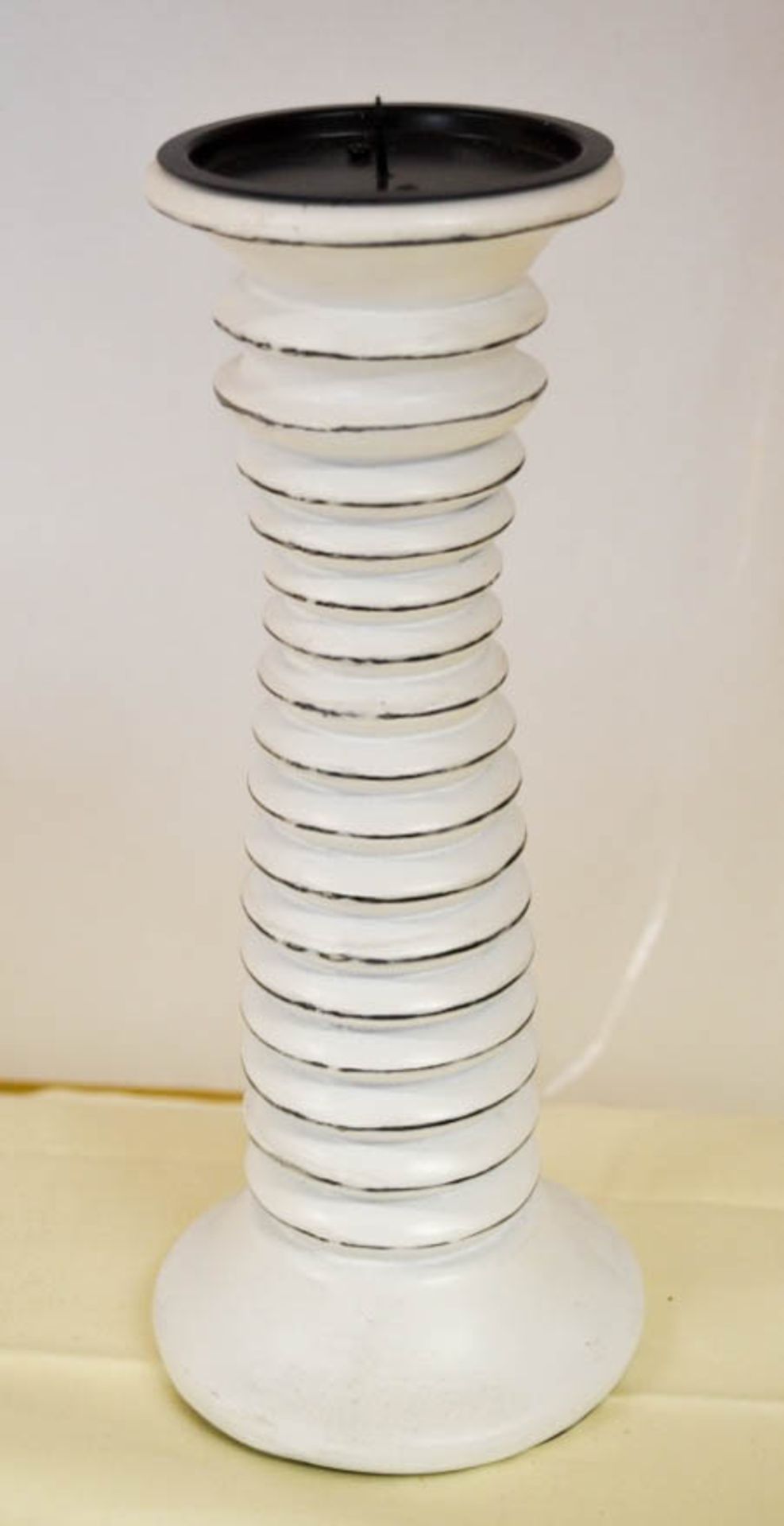 Pallet of round based candlesticks