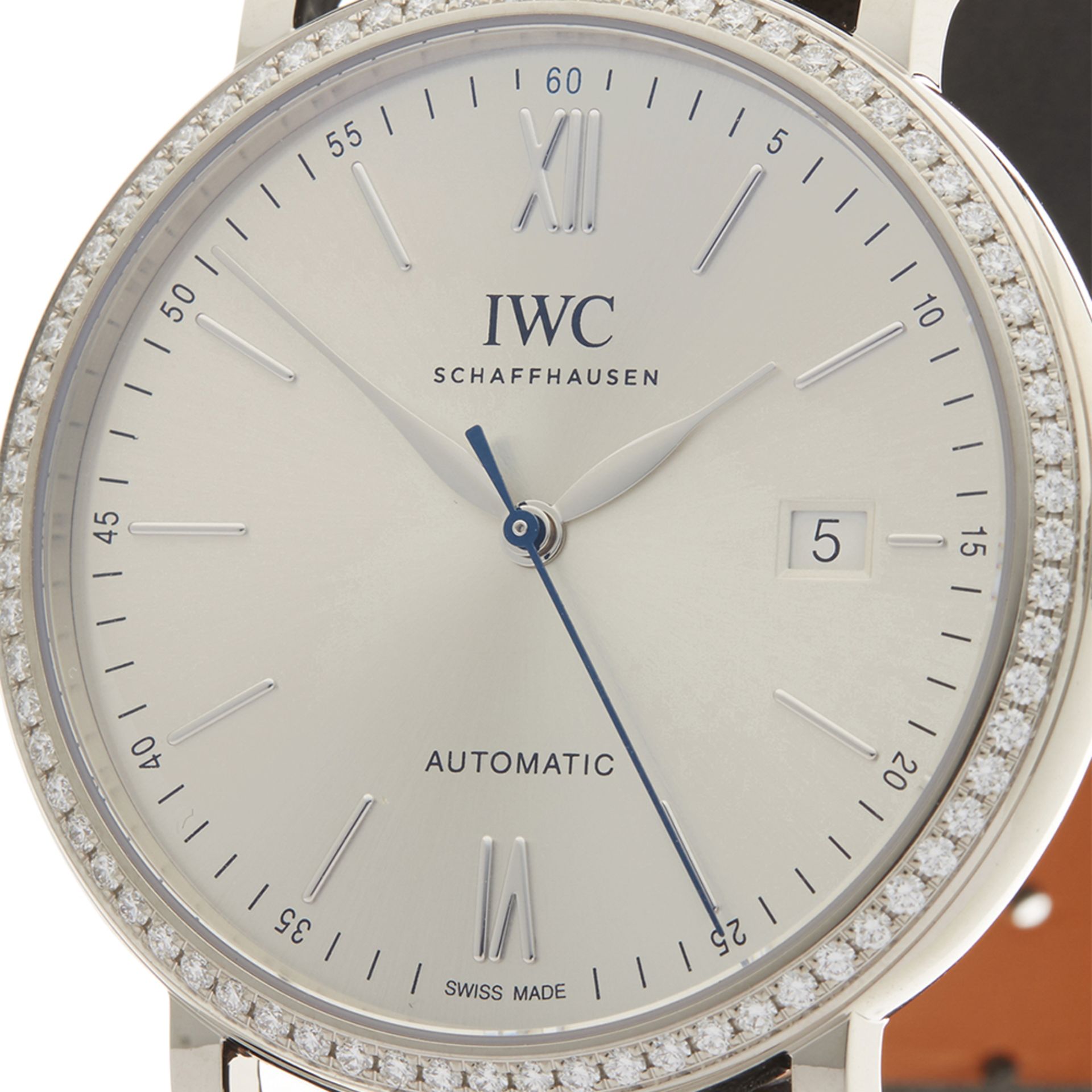 IWC Portofino Original Diamond Bezel 40mm 18k White Gold - IW356514 - Image 3 of 9