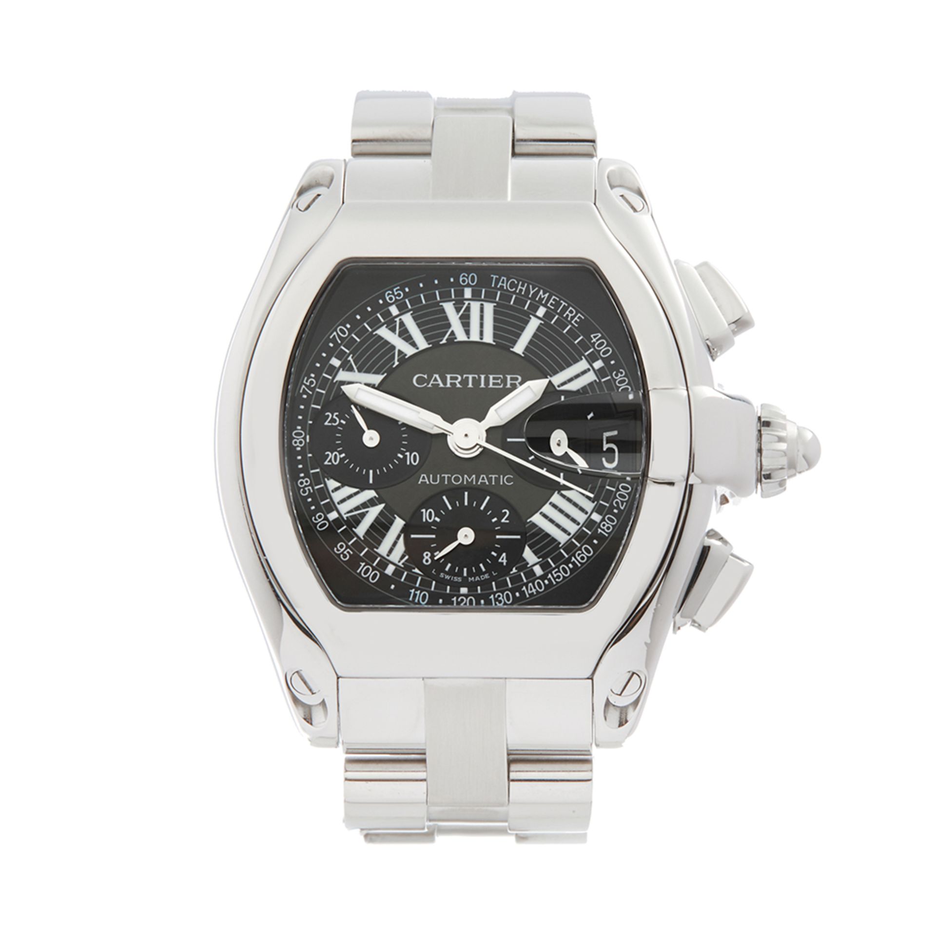 Cartier Roadster XL Chrongraph Stainless Steel - 2618 or W62019X6 - Image 2 of 7