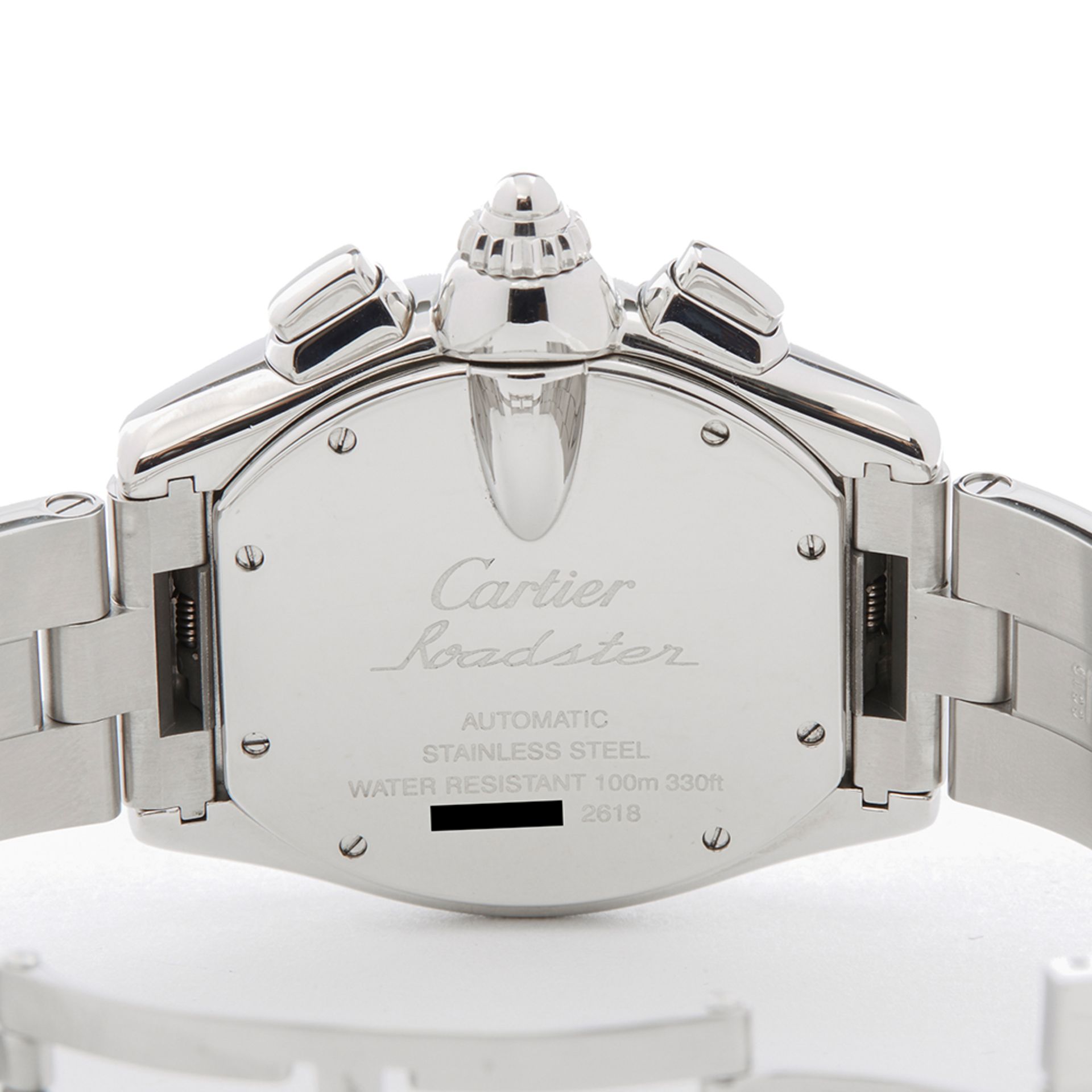 Cartier Roadster XL Chrongraph Stainless Steel - 2618 or W62019X6 - Image 7 of 7