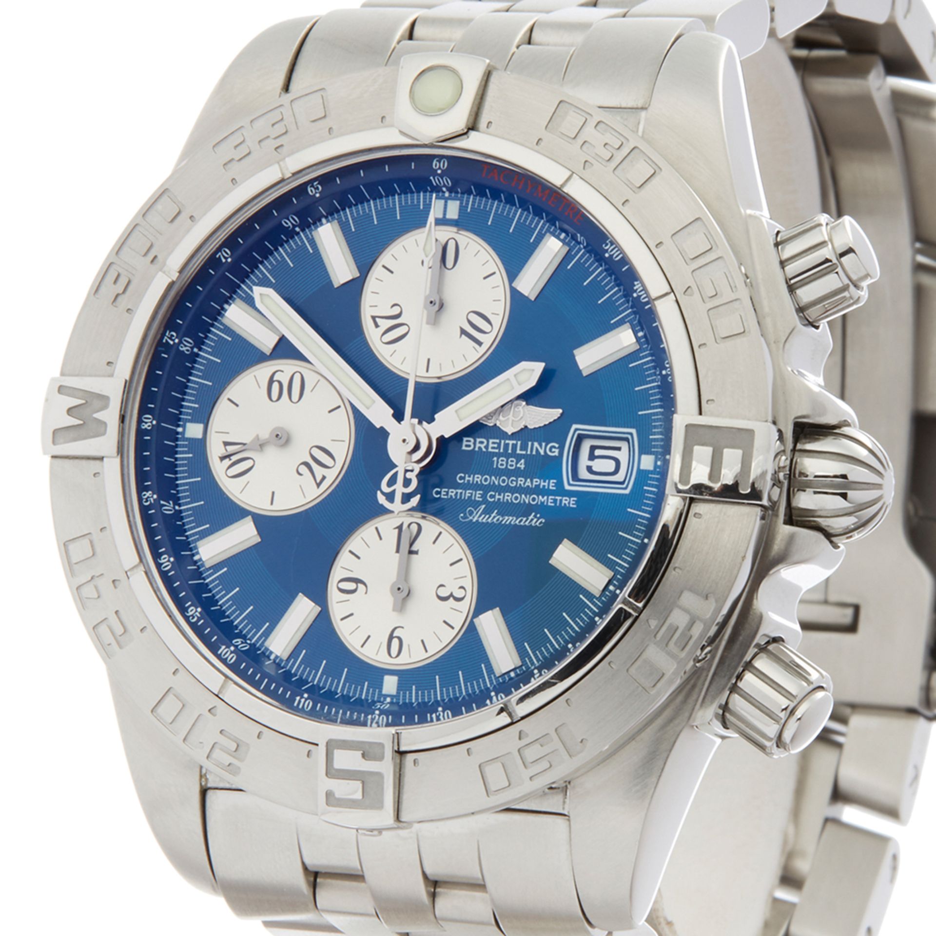 Breitling Galactic II Chronograph Stainless Steel - A1336410 - Image 3 of 8