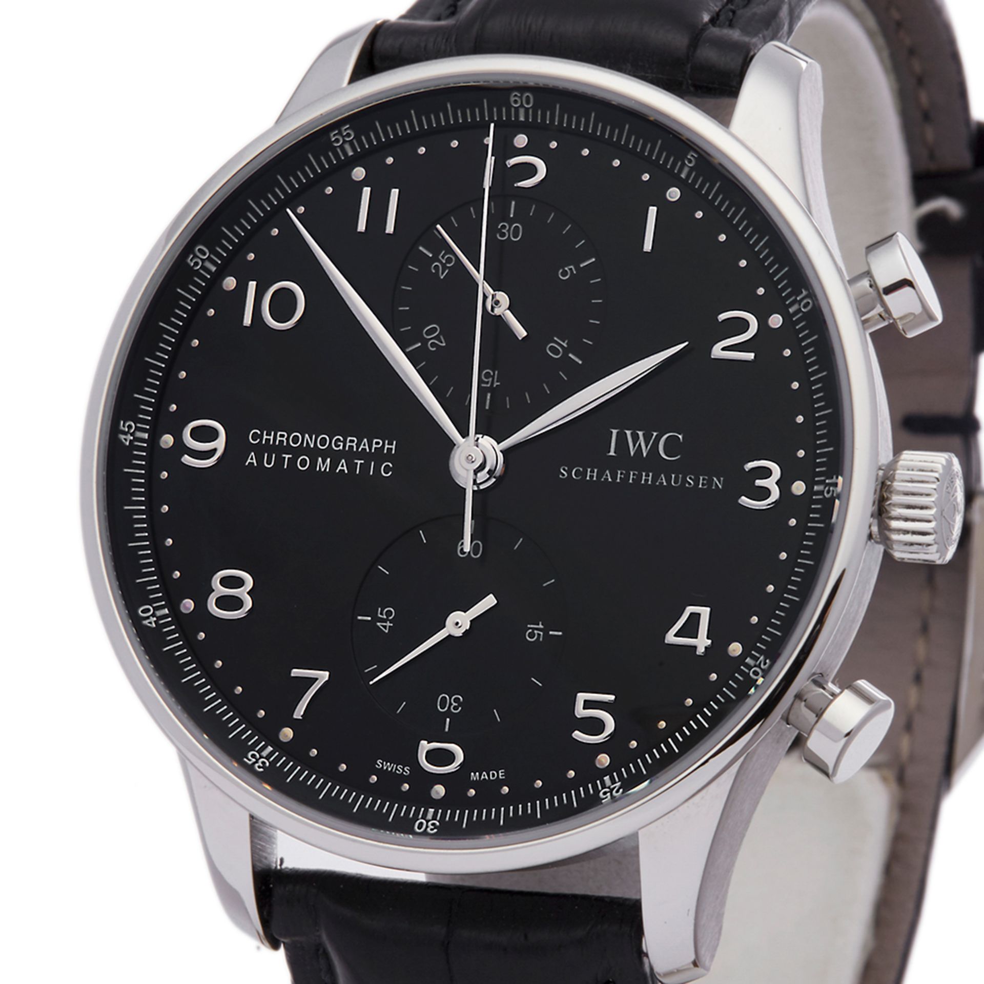 IWC Portuguese Chronograph 41mm Stainless Steel - IW371438 - Image 3 of 8