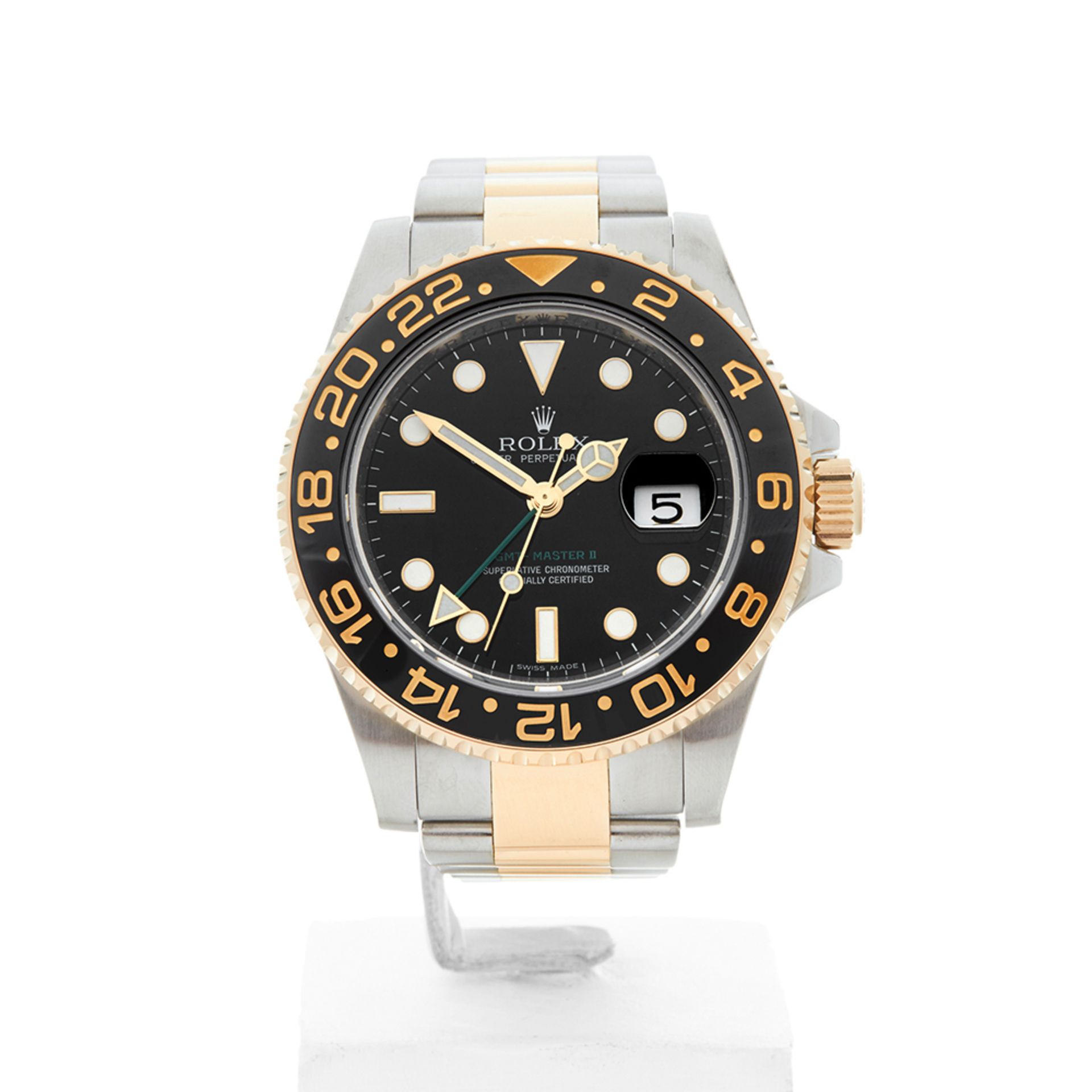 GMT-Master II 40mm Stainless Steel & 18K Yellow Gold - 116713LN - Image 2 of 9