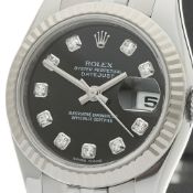 Datejust 26mm Stainless Steel & 18K White Gold - 179174