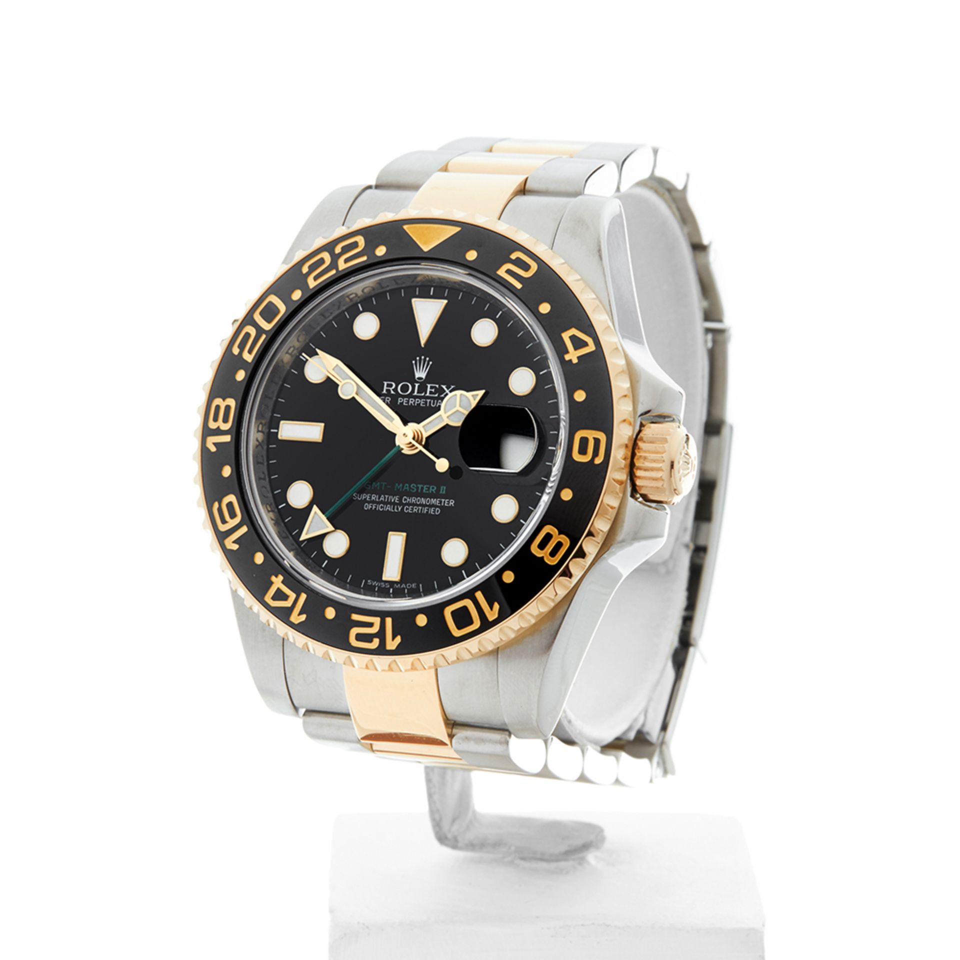 GMT-Master II 40mm Stainless Steel & 18K Yellow Gold - 116713LN - Image 3 of 9