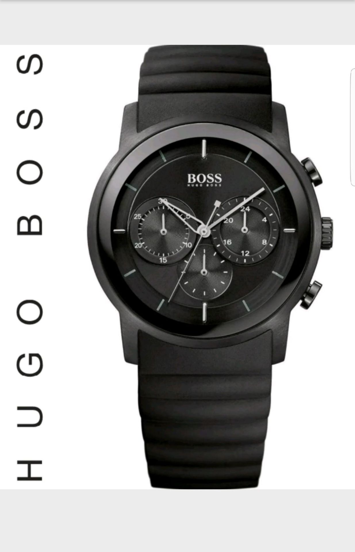 BRAND NEW GENTS HUGO BOSS WATCH 1512639, COMPLETE WITH ORIGINAL BOX AND MANUAL