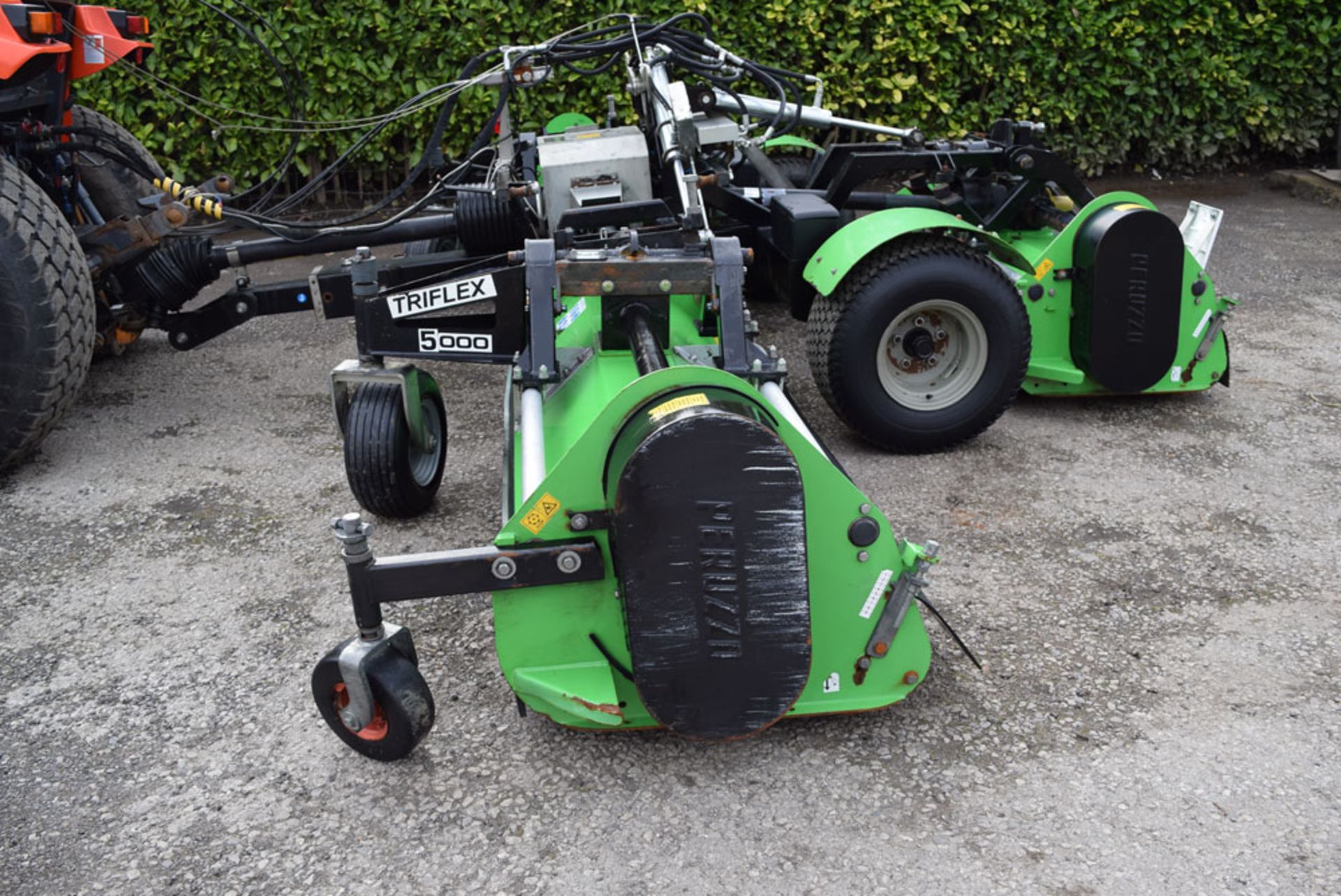 2014 Ryetec Triflex 5000 Trailed Flail Gang Mower 5 Meter Cut