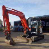 2011 KUBOTA KX080-3 8 TON DIGGER, ONLY 5359 HOURS FROM NEW