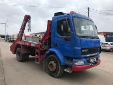 2006 DAF LF55-220 Skip Loader