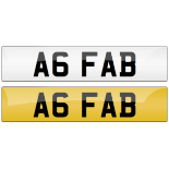 A6 FAB Registration Plate