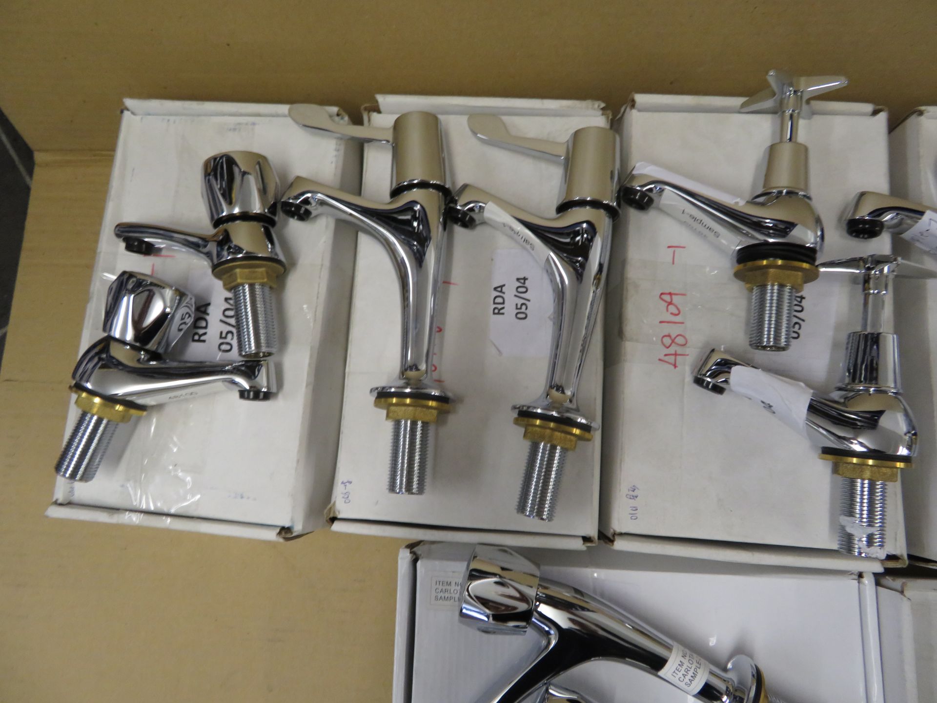 (T2) 8 X Various Sets Of Brand New Chrome Plated Bathroom/Kitchen Mixer Tap Sets. Total Approx. - Image 2 of 4