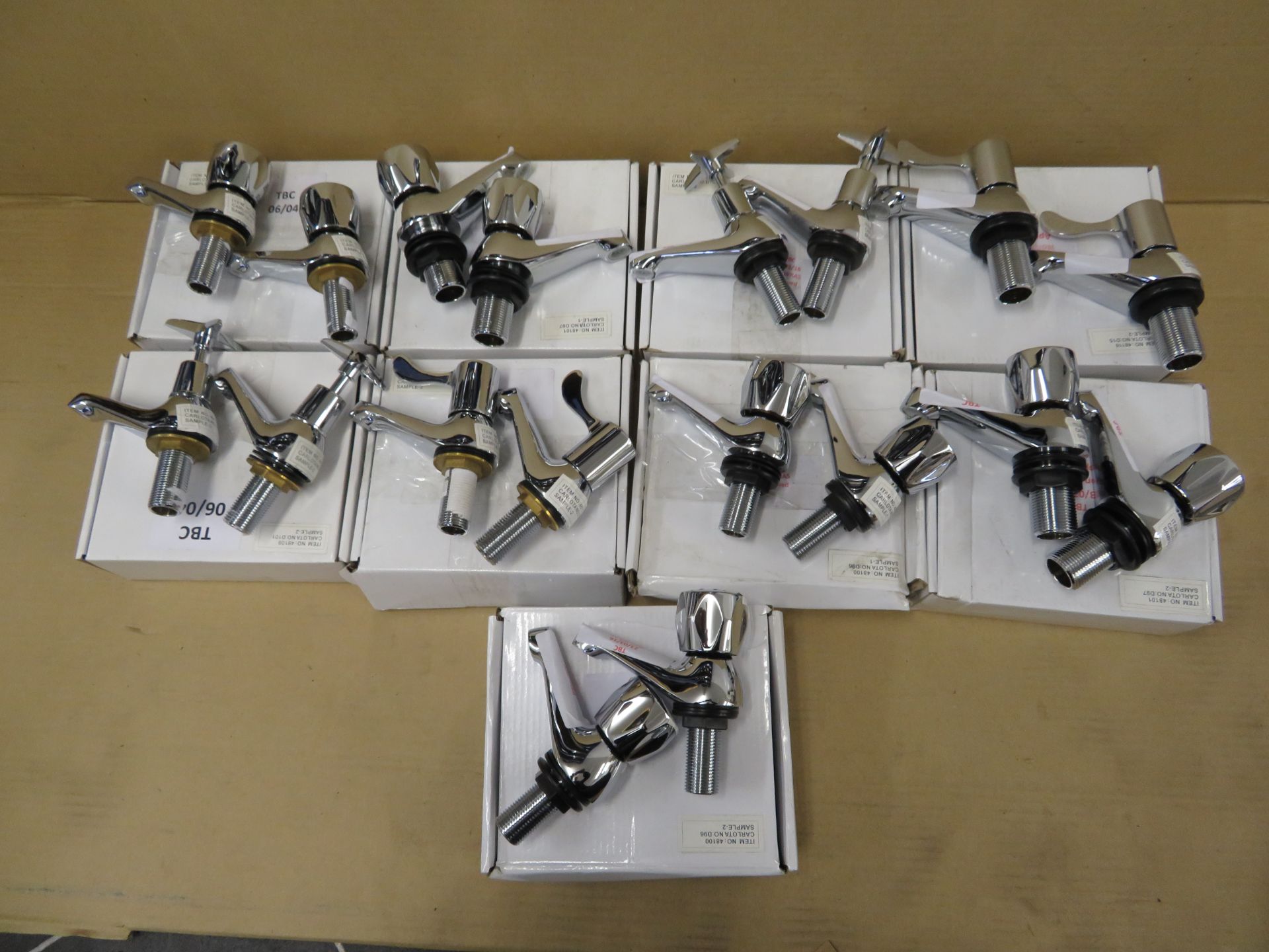 (T3) 9 X Various Sets Of Brand New Chrome Plated Bathroom/Kitchen Mixer Taps. Total Approx. Rrp - Image 2 of 4