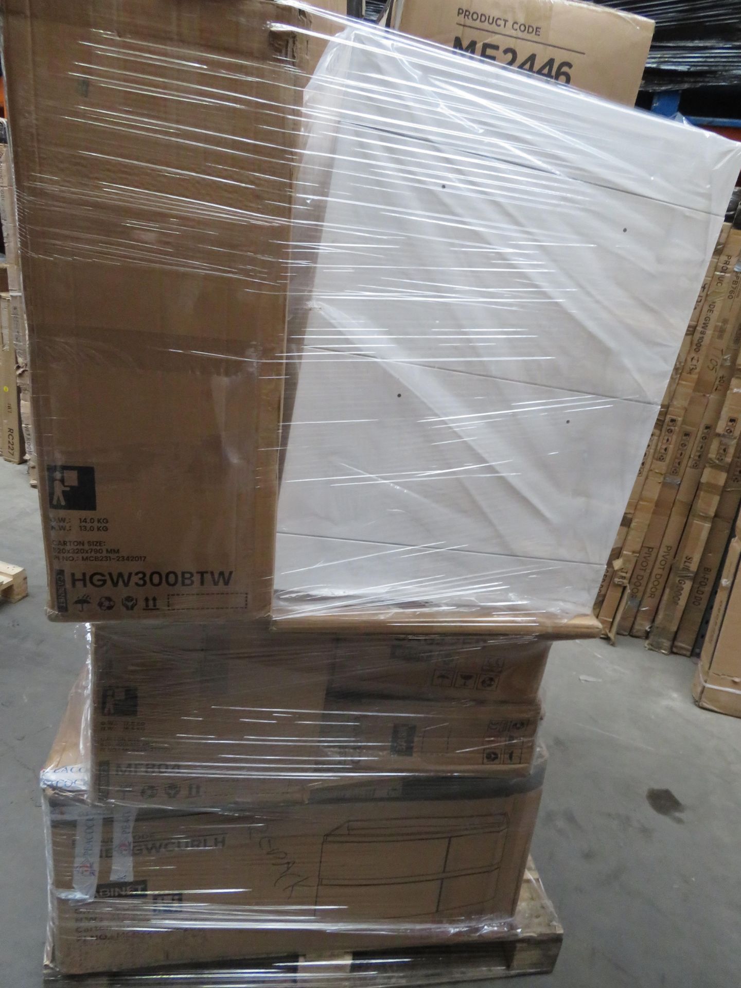 (Ts9) Pallet To Contain 15 X Items Of Various Bathroom Stock To Include: Toilet Pan, Basin Unit, - Image 3 of 4