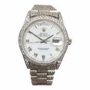 Rolex Oyster Perpetual 18034/9, Day-Date, Diamond Unisex Watch