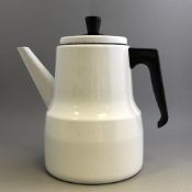 Scandinavian Design Enamel Coffee Pot - Unmarked