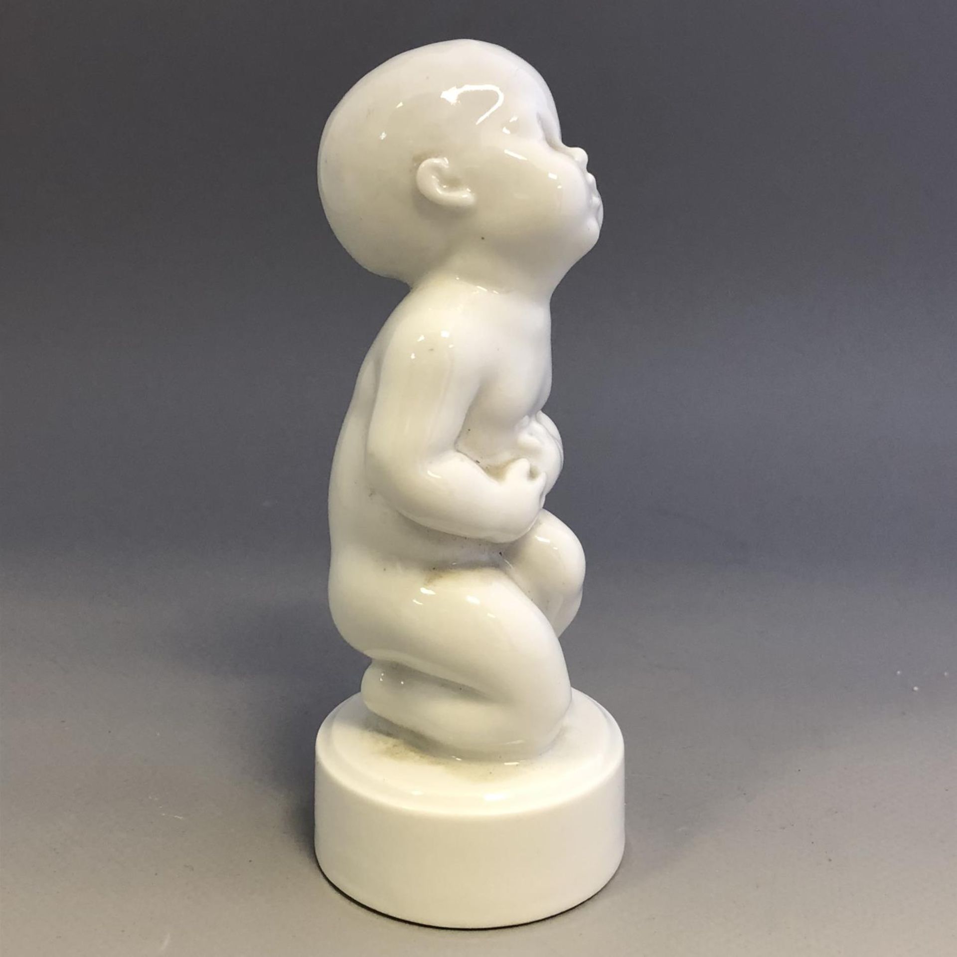 White Porcelain Baby Figurine - Bing & Grondahl - Denmark - Image 2 of 4